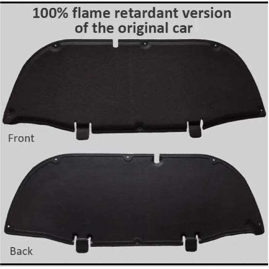 Front Hood Engine, Compatible With Porsche Cayenne 92A E2 MK2 2011 2012 2013 2014 2015 2016 2017 Thermal Soundproof Mat Retardant Accessories