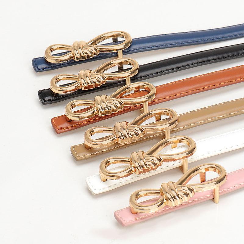 Women's Leather Belt Korean INS Style Fashion Waistband for Dress Jeans Decorative