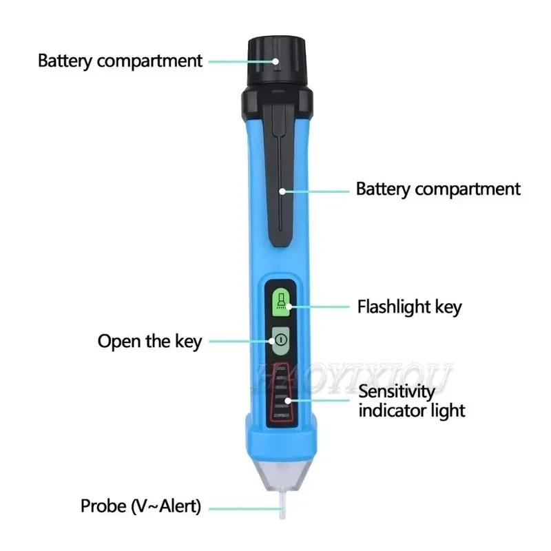 Smart Non-contact voltage detector BSIDE AVD05 pen test pencil Alarm meter Socket voltage check Pen Sensor Tester