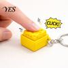 3D Print Clicker Printed Cheese Toy, Stress Relief Finger Decompression Toy Clicker, Pocket Size Push Button Fidget Keyboard Gadget