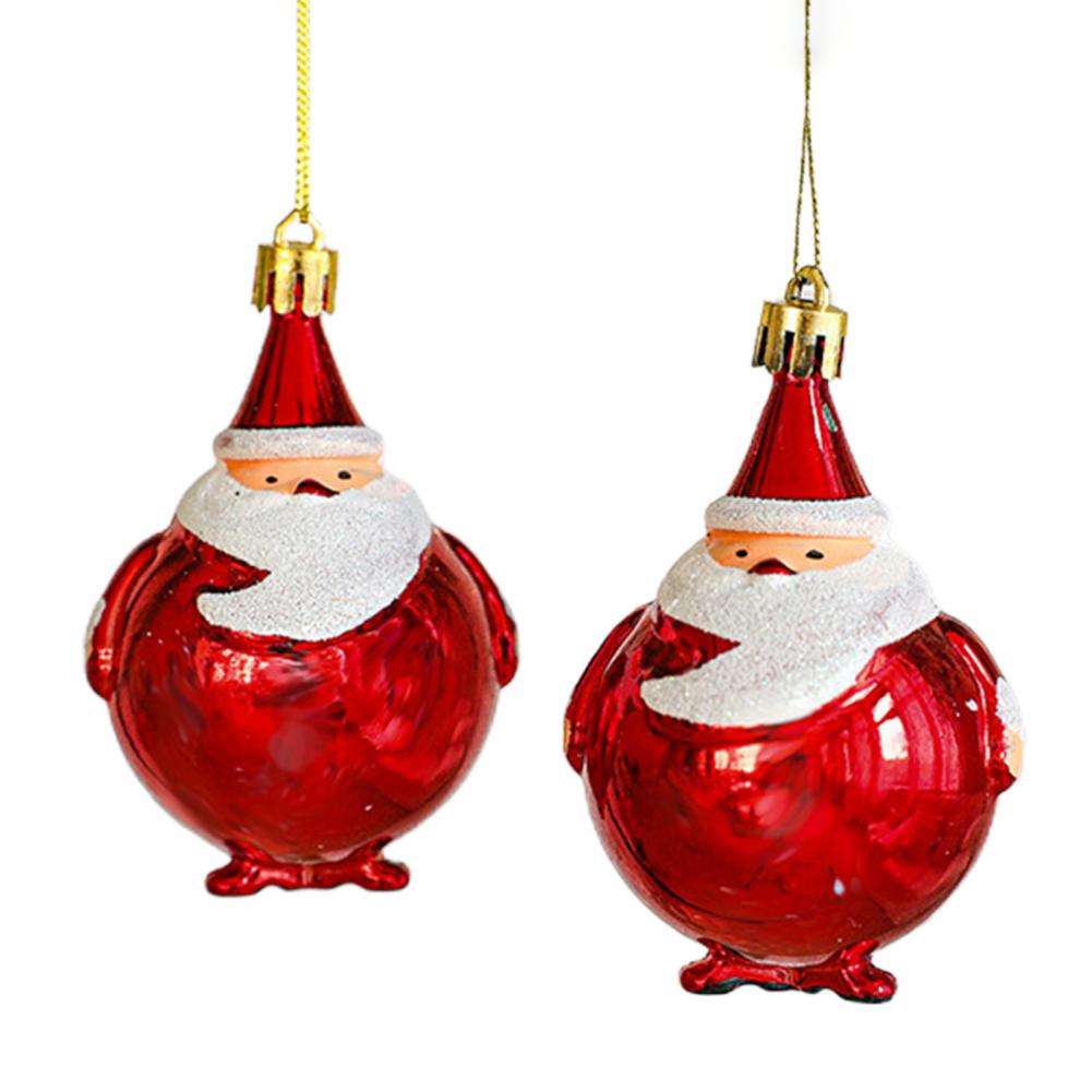Mushroom Christmas Decoration Christmas Pendant Festive Christmas Tree Ornaments Santa Claus Xmas Decorations for Home Car Set