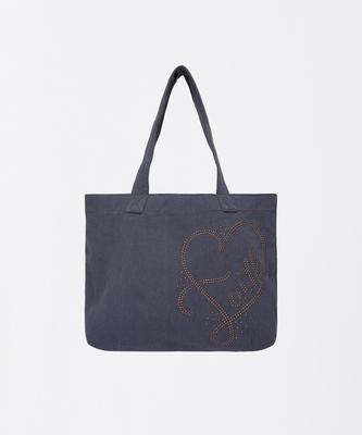 Sculptor Faith Rhinestone Eco Bag Washed Navy