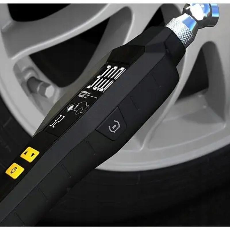 Digital Tire Pressure Gauge With LED Flashlight Manometer Pressure Gauge