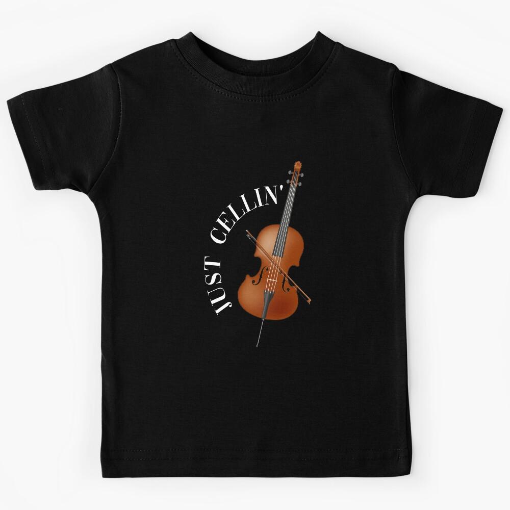 Musical instrument cello Kids T-Shirt 110