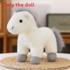 Cute Horse Simulation Cartoon Animal Toy With Short Plush For Kids Room Decor