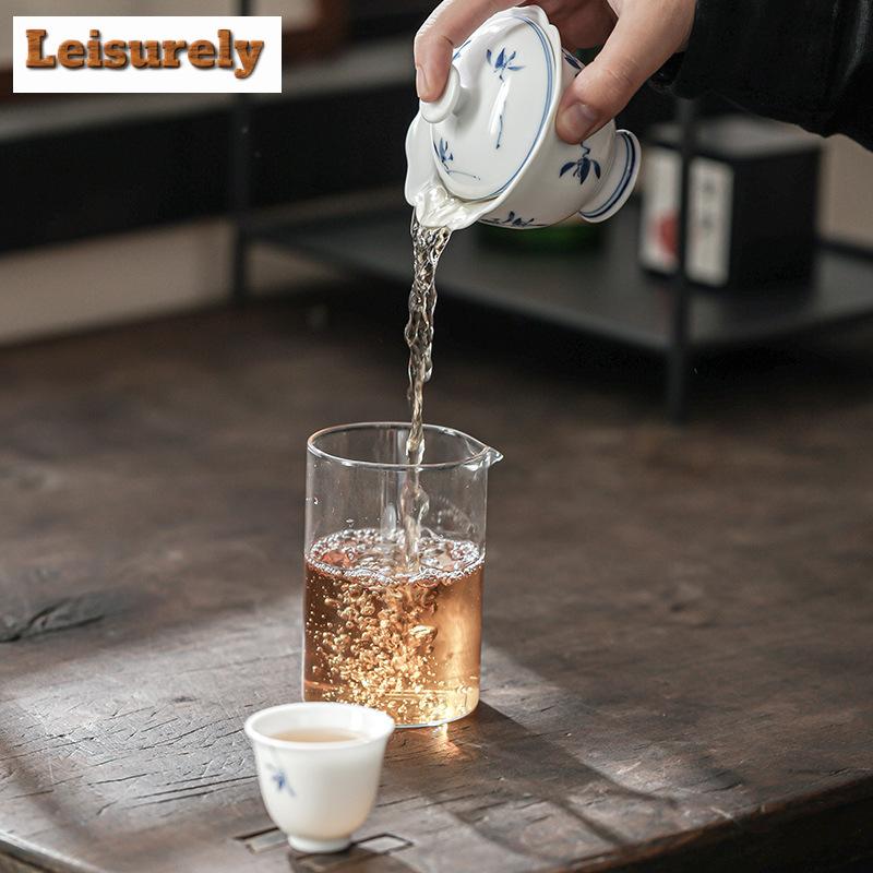 100ml Hand-painted Butterfly Orchid Gaiwan Luxury Petal High Foot Tea Tureen Tea Maker Cover Bowl Chinese Kung Fu Tea Supplies