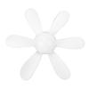 E27 LED Ceiling Fan 400 RPM Flower Shaped Removable 6 Blades Ceiling Fan Lamp with Remote Control