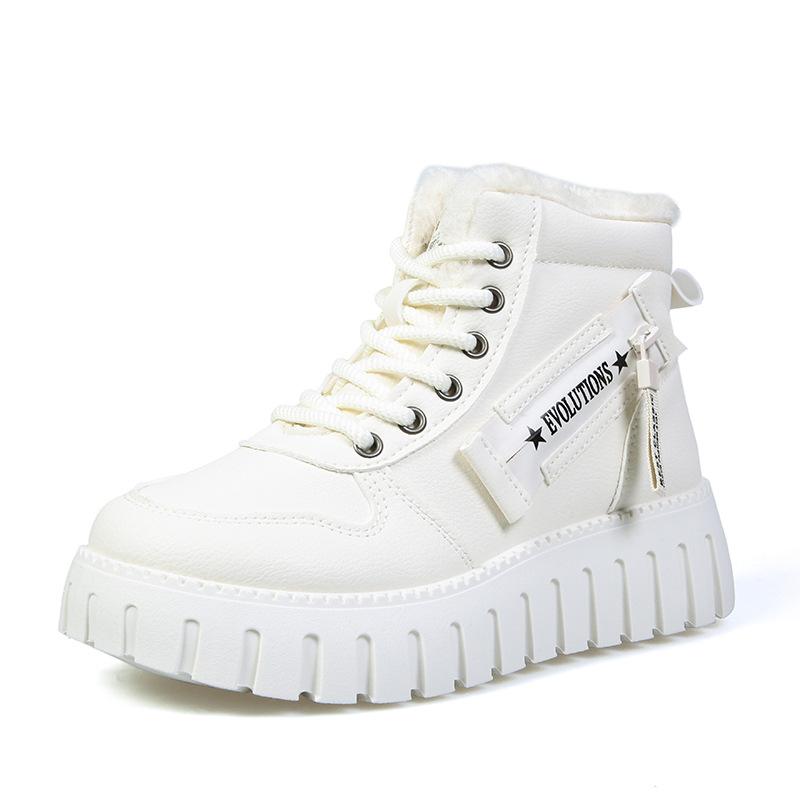 Versatile snow boots women's new winter velvet thickened Martin boots women's shoes short boots fashion warm cotton shoes