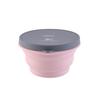 Portable Silicone Folding Bowl with Lid - Heat Resistant, Telescopic Noodle & Picnic Travel Ware