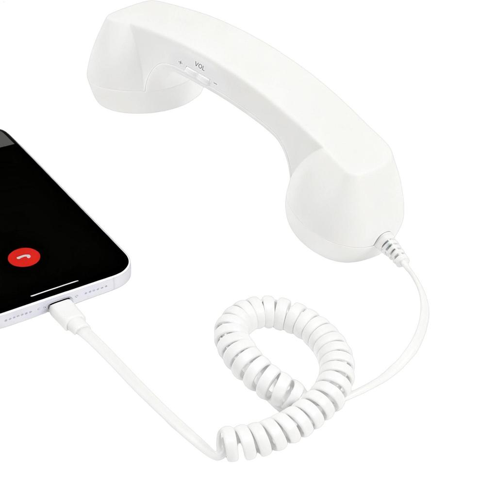 Old Telephone Receiver Retro Phone Handset Type-C Retro Classic Comfortable Home SuppliesFor Offices Travel Kitchen Bedside