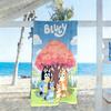 Bluey Friends Adventure Beach Towel Super Soft & Absorbent Comfortable Lightweight