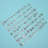 DIY Pendants Accessories Deep Silver Alloy Handcraft for Making Bracelet(100pcs Styles)
