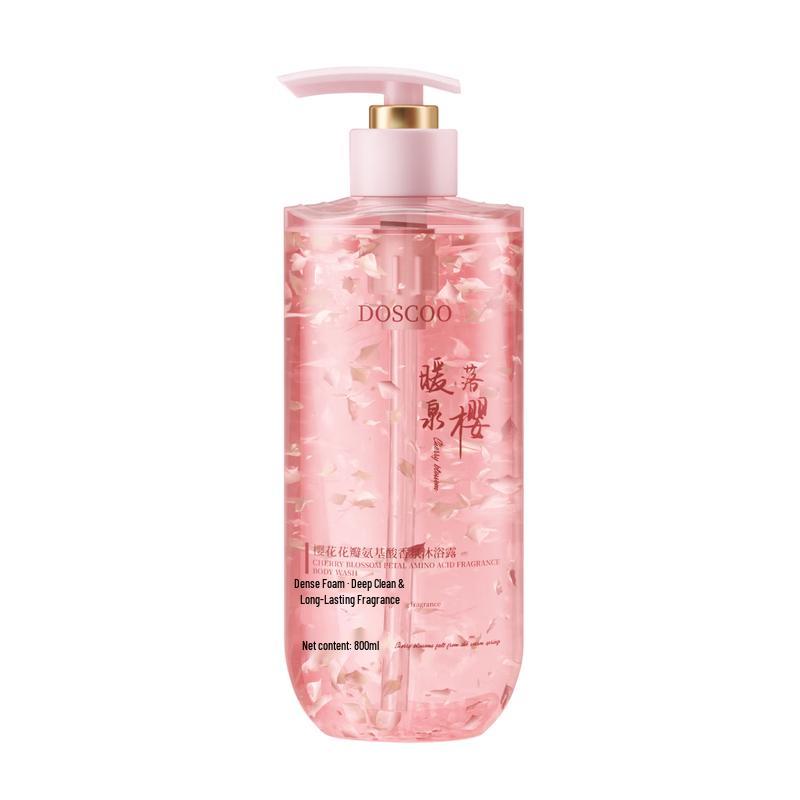 DOSCOO Sakura Petal Long-Lasting Scent Shower Gel