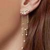 1 Pairs Summer Stud Drop Dangle Tassel Earrings Lady Elegant Club Dress Earring Jewelry Accessories Creative Gifts Decoration