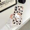Hello Kitty Leopard Print Pattern Case for Xiaomi Redmi Note 14 Pro Plus 9s 10S 11 12 12S 10 11S Note 13 Phone Cover