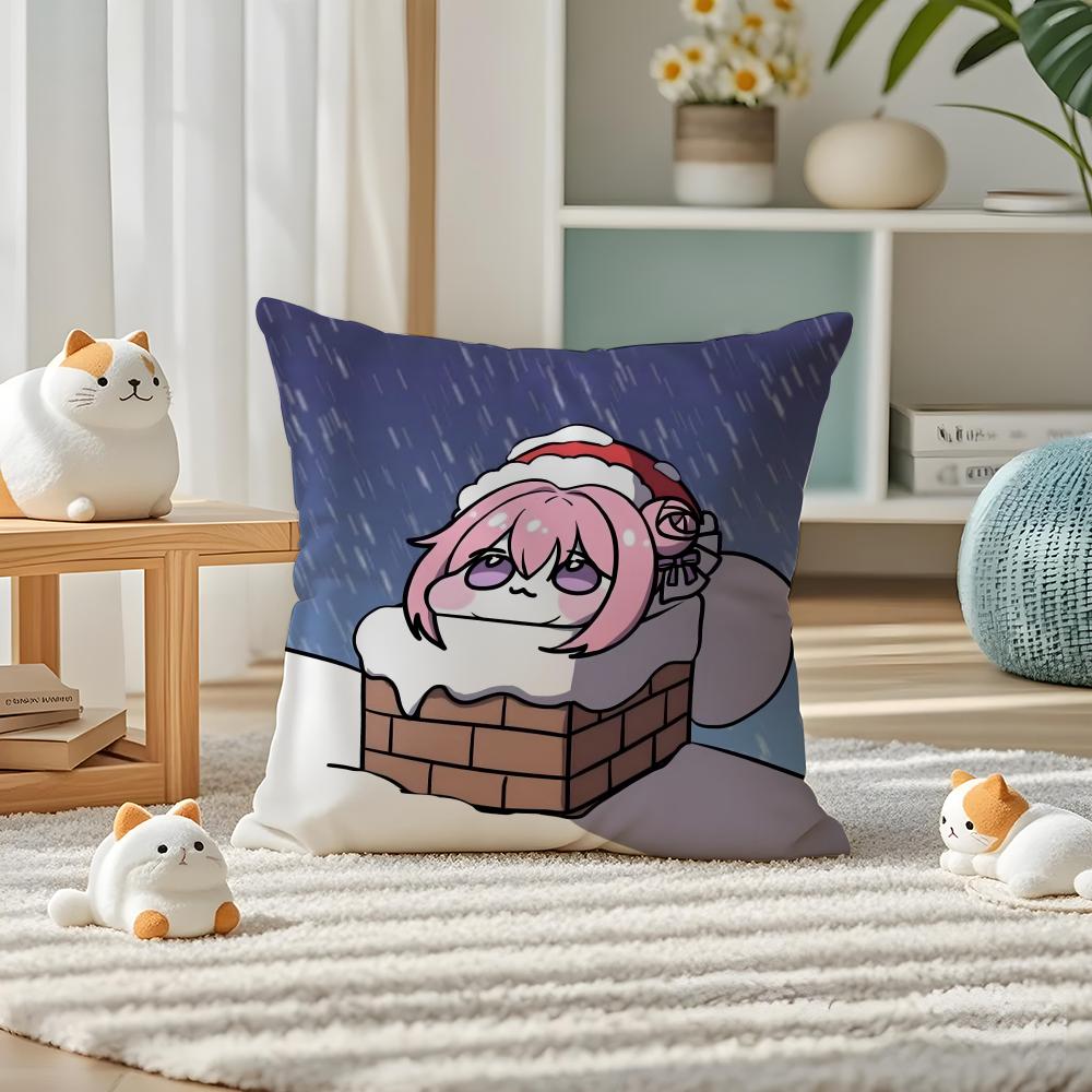 DORO Doll Victory Pink Dog Pillow Case Silky elegant Comfort Sofa Bed Invisible zipper