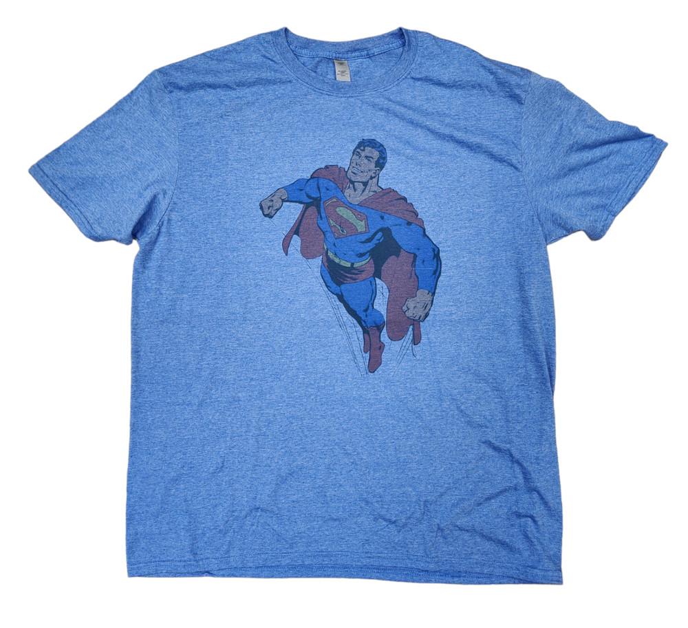 

Superman Classic comic blue TShirt Adult Sizes SML XL Unisex T-Shirt S