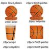 Baseball Football Basketball Rugby All Sports Sets Decoration Party Favors Children Kids Birthday Party Supplies Tableware Sets
