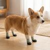 4PCS Breathable Pet Floor Socks Adjustable Dog Foot Covers Knitted Pet Knitted Socks  Outdoor Use