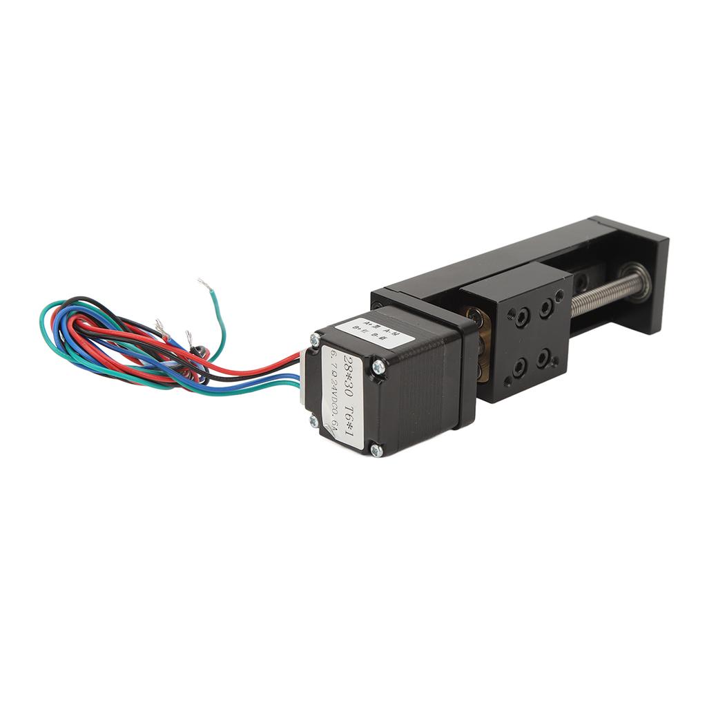 Linear Rail Slider Actuator, 50mm Ride Linear Stepper Motor Way Slide Table Screw