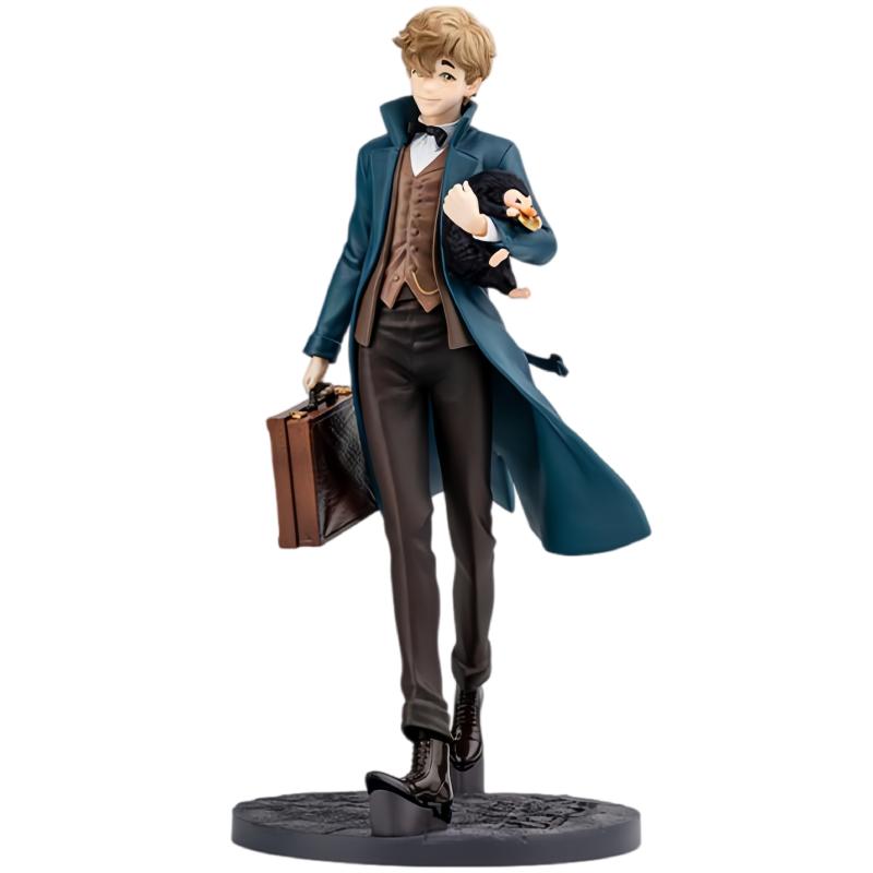 Gong Fantastic Beasts Newt Scamander With Niffler Figure Magic Legend Series Wizarding World Home Decor For Adult Collectors