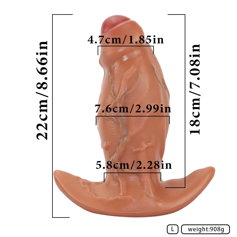 Silicone Butt Plug Dildo Masturbator Dilator Sex Toy Fisting Strap on Penis Big Dick