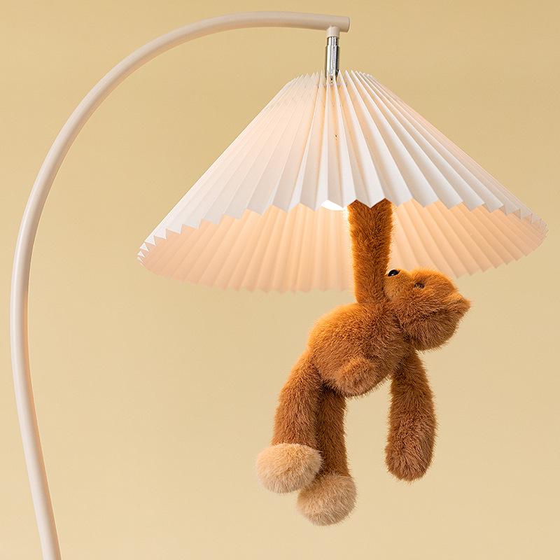 Plush Long-Armed Animal Fridge Magnet Doll - Teddy Bear Dog Car Ornament