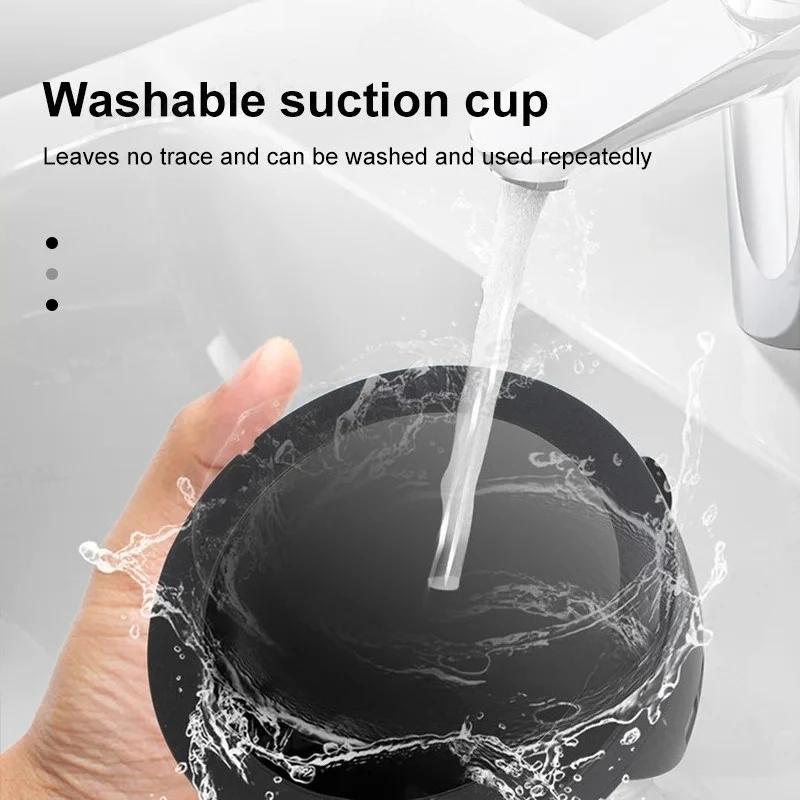 Universal Dashboard Car Phone Mount 360° Rotation Luminous Number Plate Holder Stable Anti-Slip Vehicle GPS Holder