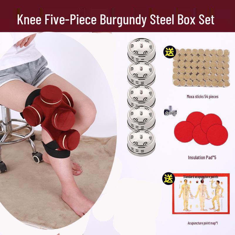Moxibustion Knee Pads: Anti-Scald Hot Compress, Multi-Section Leg Relief
