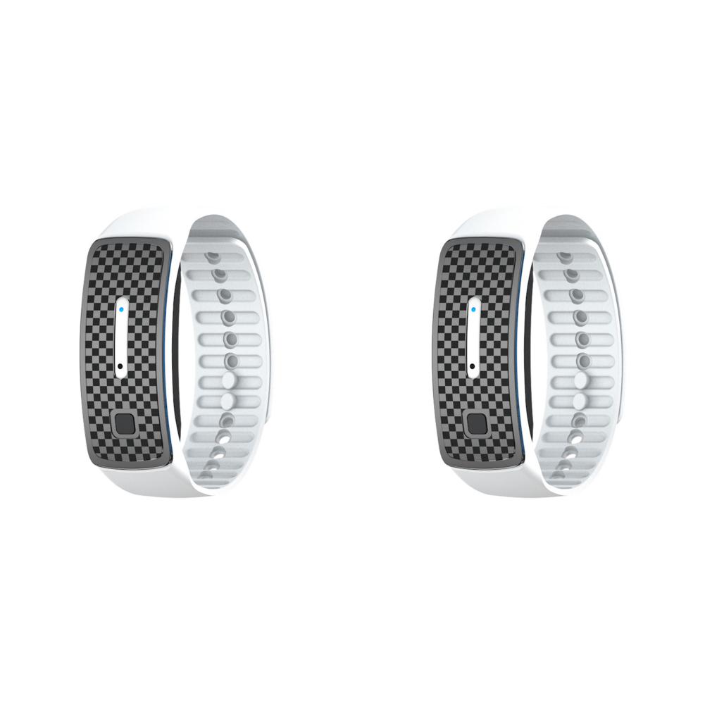 

T0# Portable Ultrasonic Mosquito Insect Repellent Band for Outdoor Activity (Whi