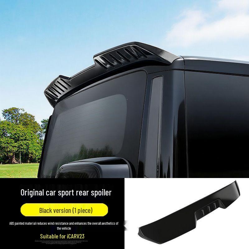Chery ICAR V23 Rear Spoiler Diffuser - Non-destructive Decorative Exterior Accessory