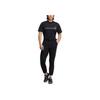 adidas Logo Solid Short Sleeve Shirt Men Tops Black HZ1416