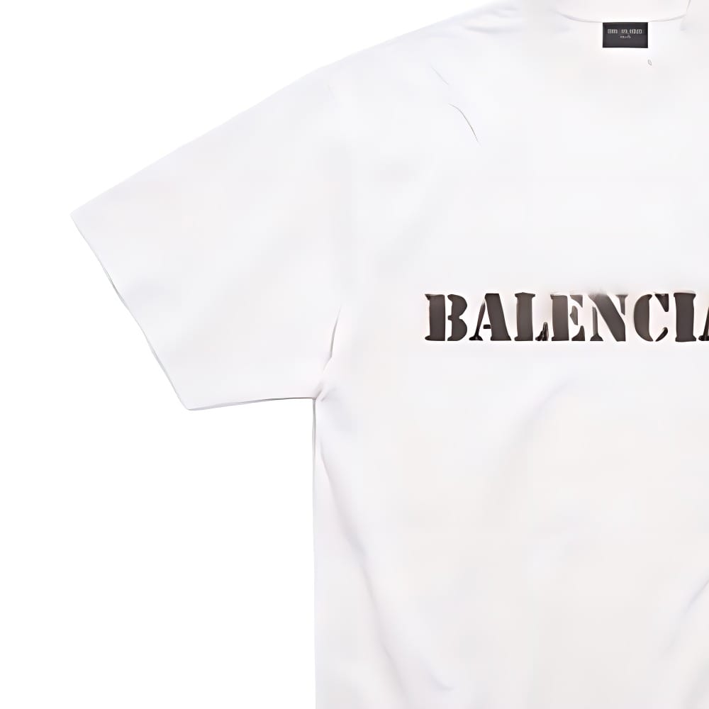 Balenciaga SS24 T Shirt Loose Fit Men's White 764235TQVA33307