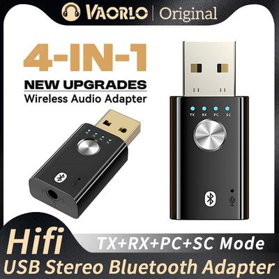 Receptor Transmițător Audio Bluetooth 5.1 4 în 1 Stereo USB Dongle 3.5mm 3.5 AUX RCA Adaptor Wireless Pentru Kit Auto TV PC Căști
