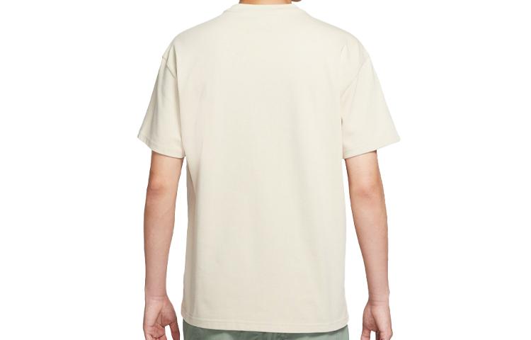 Nike T Shirts Men's Oat Crew Neck Moderate Straight Fit DD0500-138