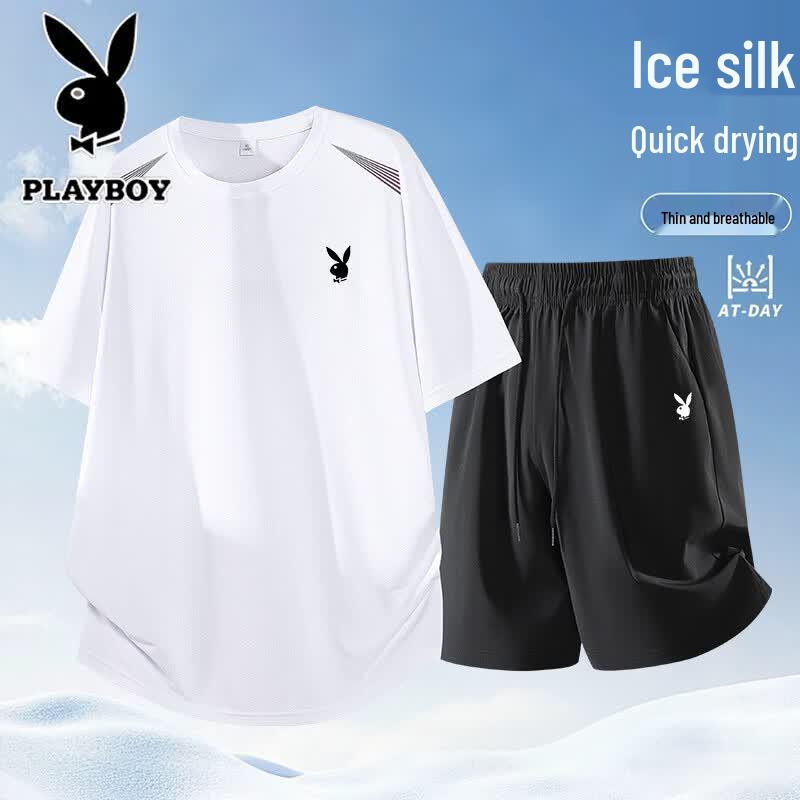 PLAYBOY Men's Summer Ice-Cool Sport Set