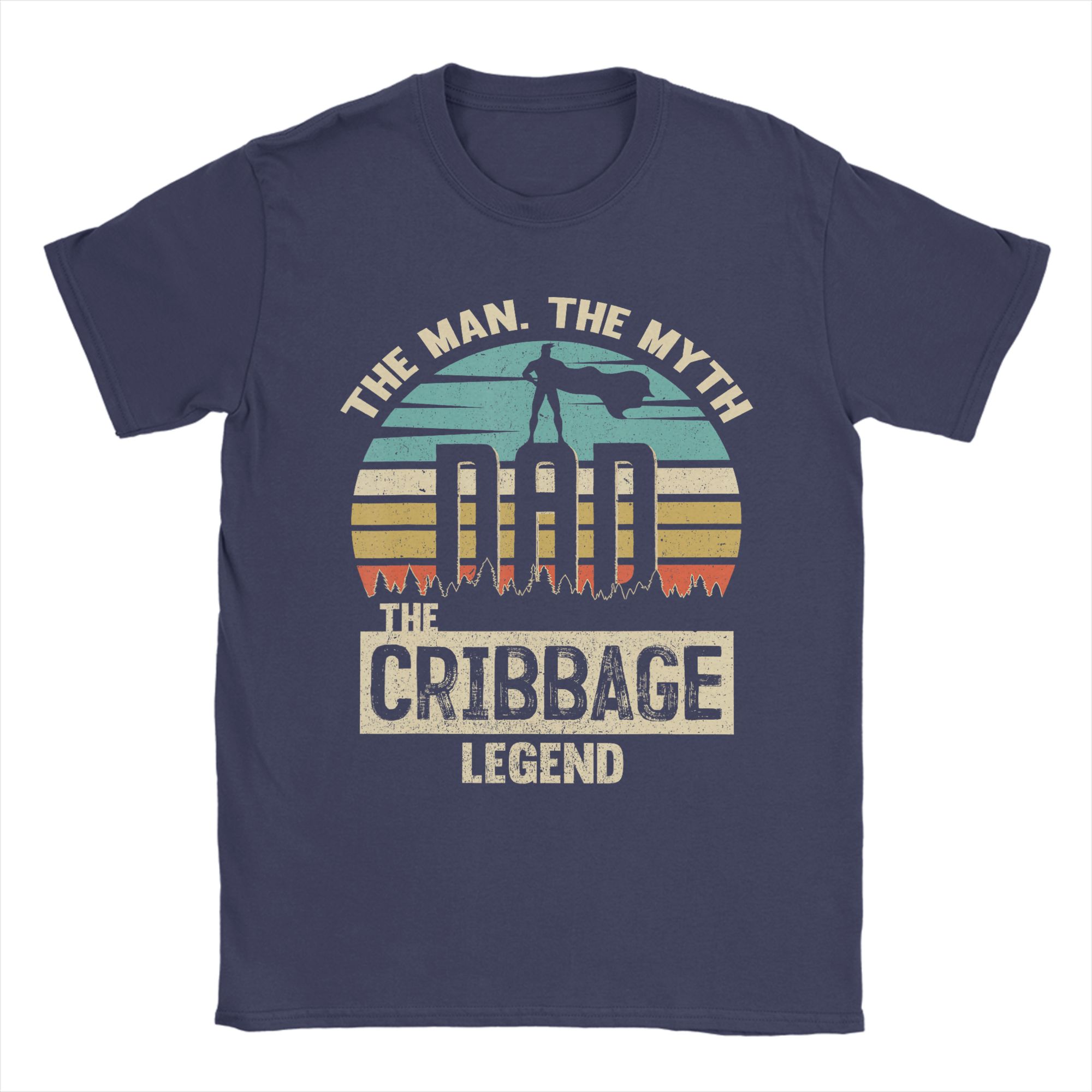 

Myth Legend Dad Cribbage TShirt Beach 100 Cotton T Shirts For Men Fashion Printed Tshirt Short Sleeves Y2K Funny Clothes 4XL