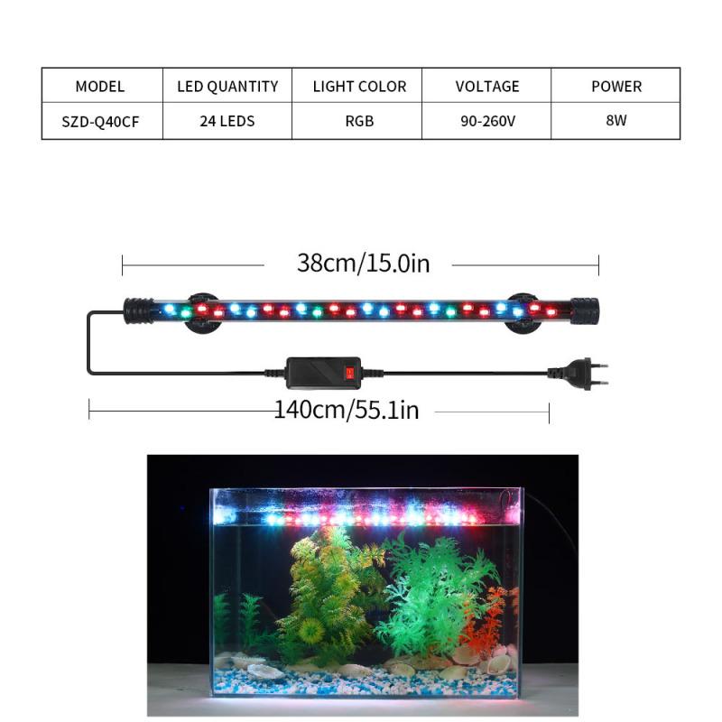 Fishbowl Diving Lights 3 Light Source High Brightness Waterproof Led Lamp Ornamental Lighting