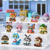 Diy Cute Animals Zoo Rabbit Fox Snake Carrot Otter Movie Cartoon Decoration Building Blocks Kit Bricks Model Kid Toy Children