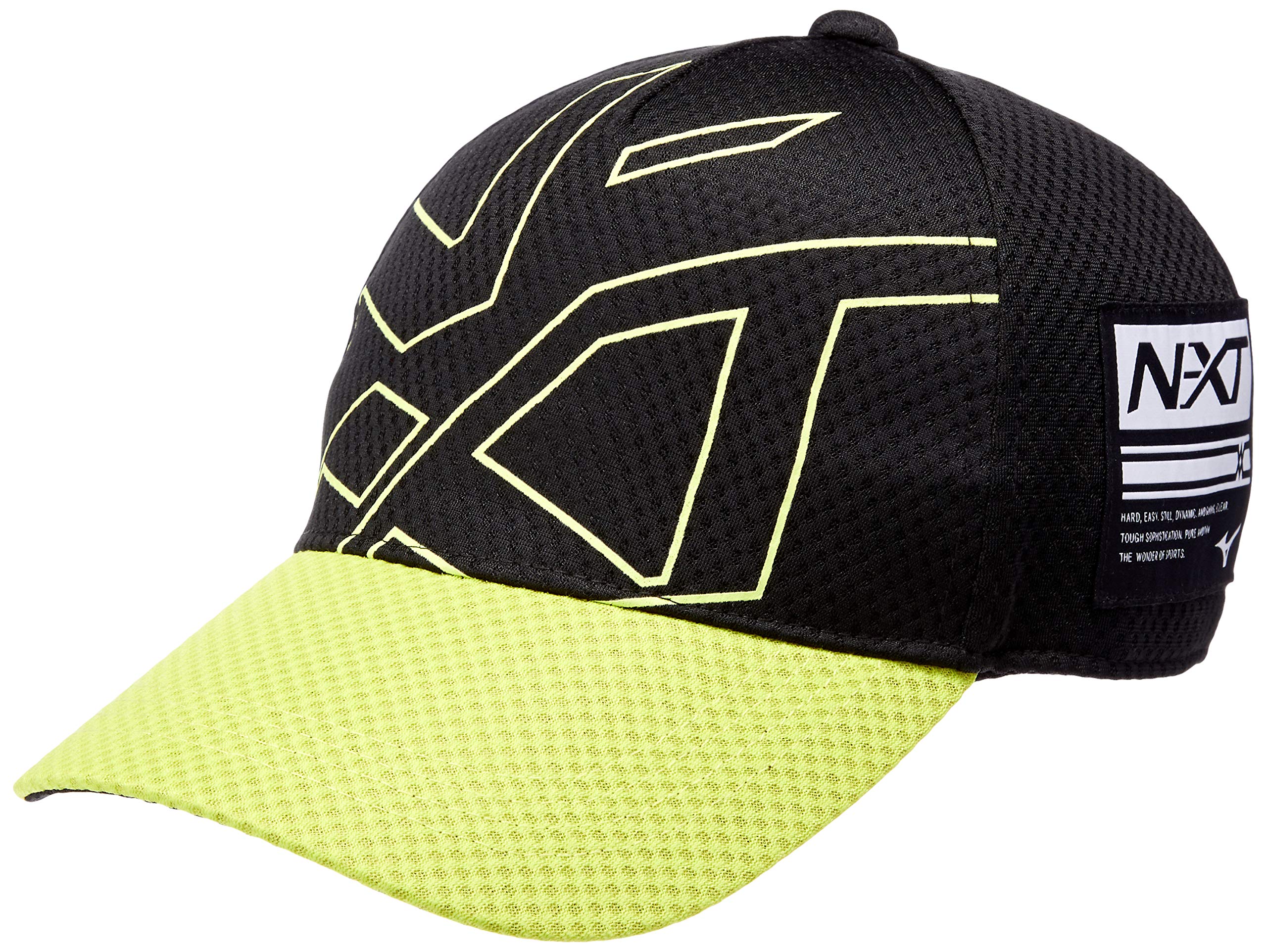 

Mizuno Training Size F N-XT Cap, 32JW0105, Black/Lime, Japan, (Free Size)