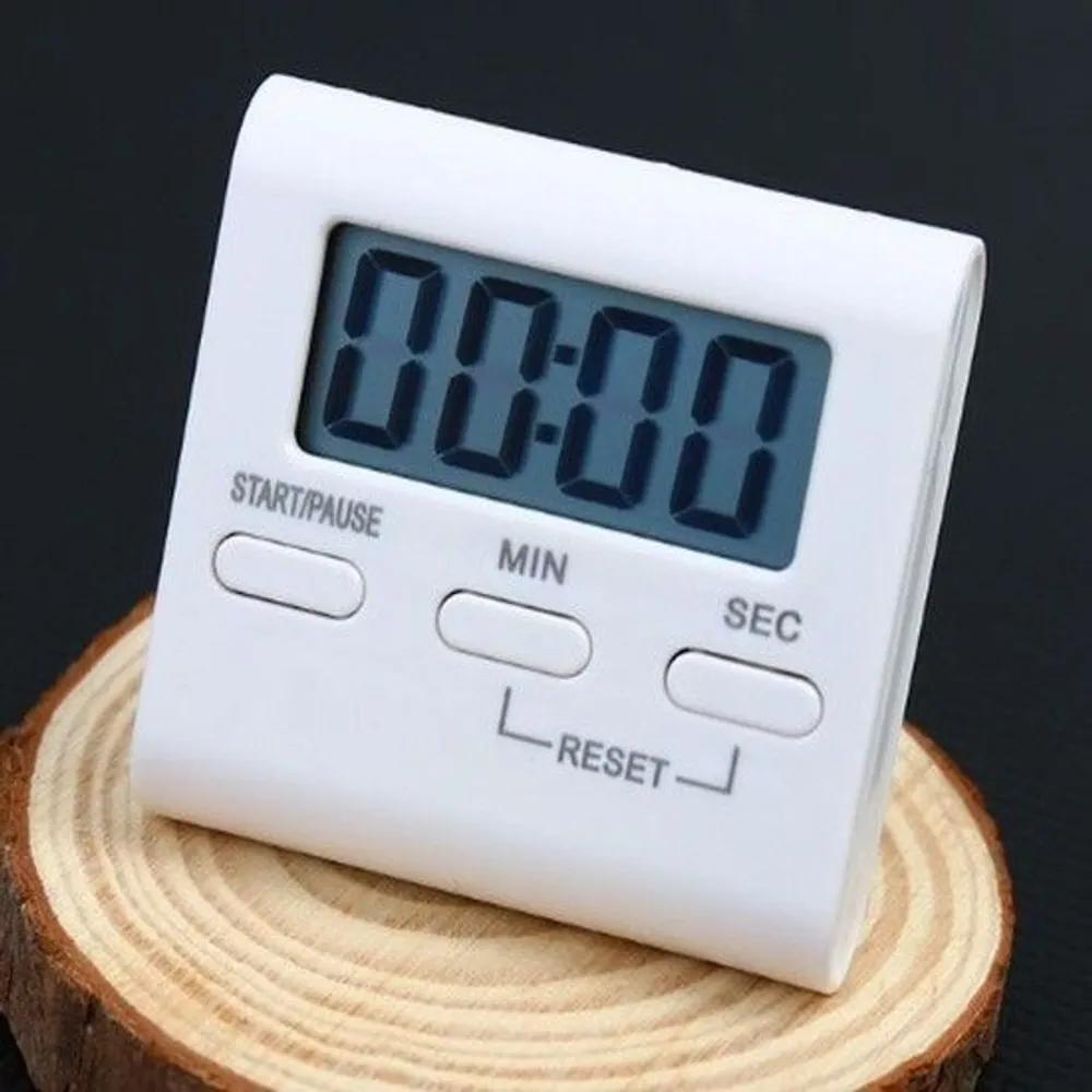 Exercise alarm clock, CSAT student, white, Pomodoro, multi-function stopwatch, timer, stopwatch, study