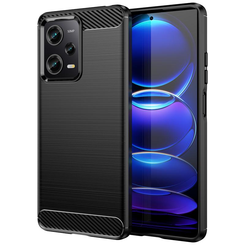 For Xiaomi Redmi Note 12 Pro 5G Case Bumper Silicone Carbon Fiber Cover For Redmi Note 12 11 Pro Case For Redmi Note 12 Pro Case