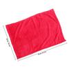 Solid Color Pet Blanket Bright Red Advanced Material Extra Warm Lightweight Comfortable Pet Bedding with Fine Stitching Design