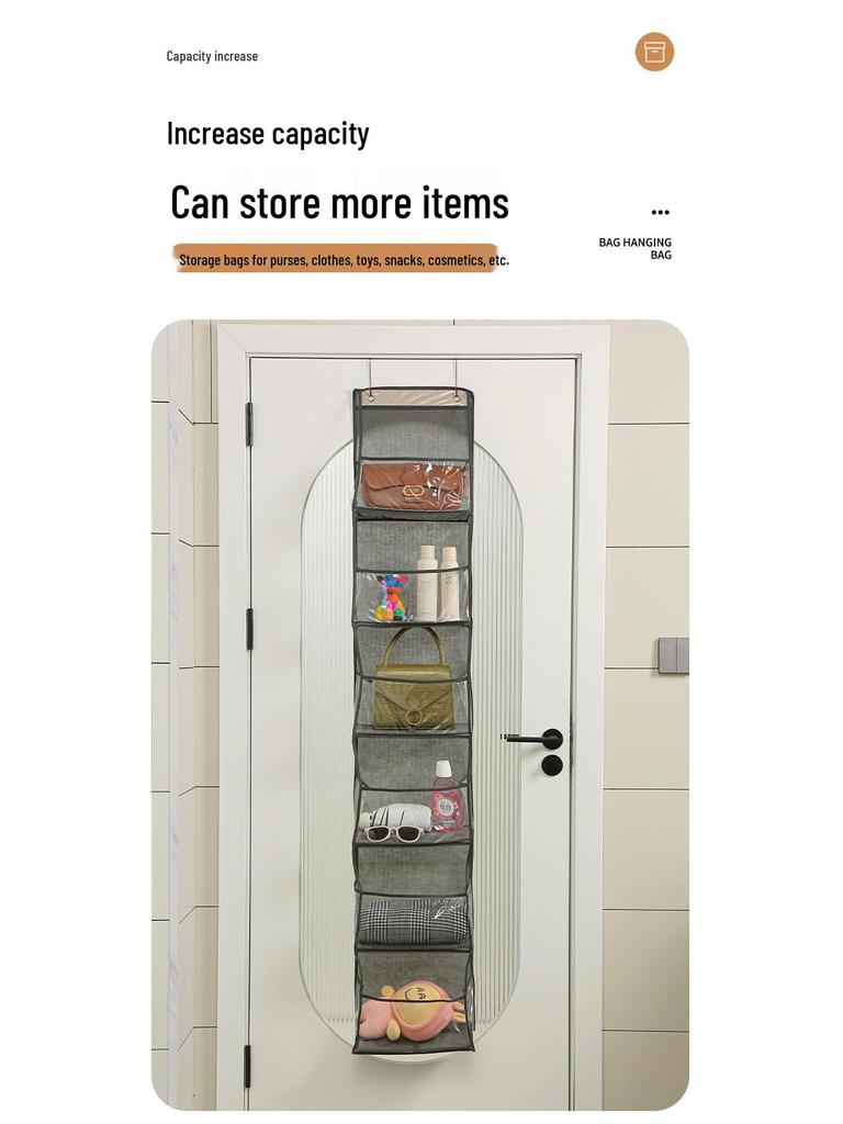 Multi-Pocket Wall-Mounted Organizer for Toys and Essentials