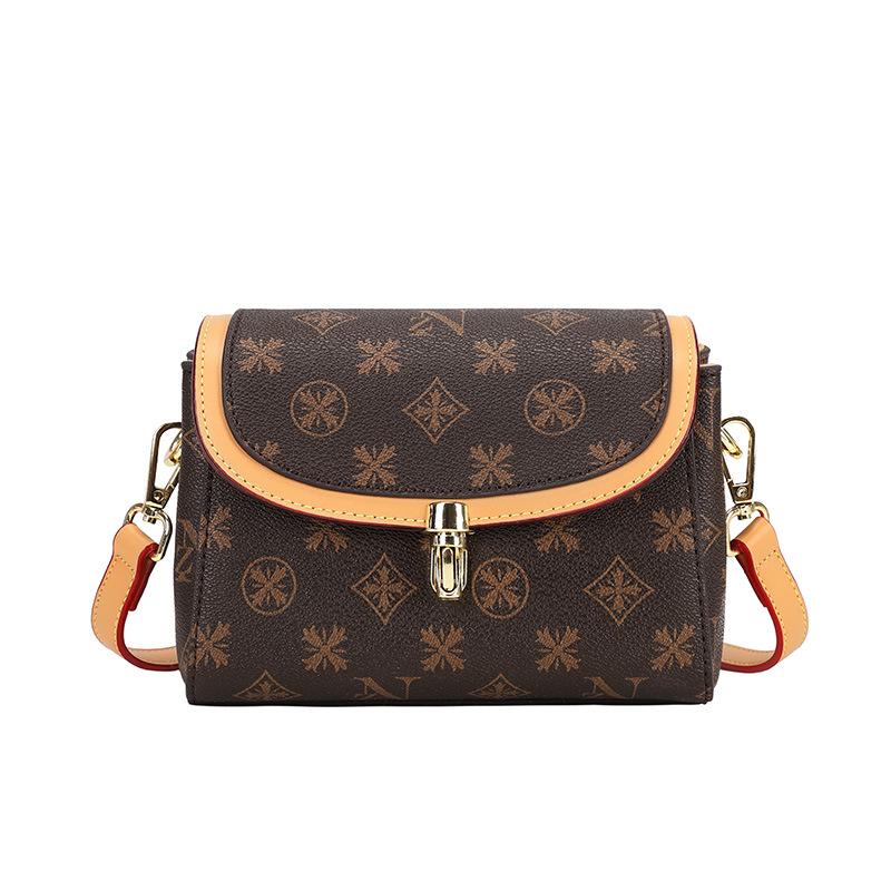 Neue Schneeflocken-Plaid Hochwertige Textur Mezzanin-Trennwand Design Pendler-Handtasche Umhängetasche Damentasche