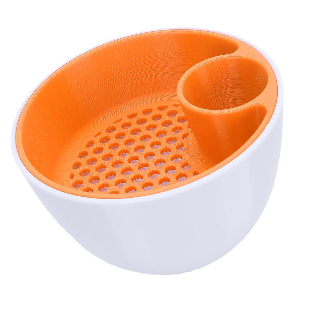 Dual Chamber Pistachio Bowl with   Container 3D Printed 2 In 1 Snack   for Nut Serving Built In Trash Compartment