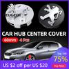 2026 Hot Car Sticker 4pcs 60mm Wheel Center Cap Logo Hub Cover Badge Emblem For Peugeot 2008 3008 307 308 206 207 208 407 508 50