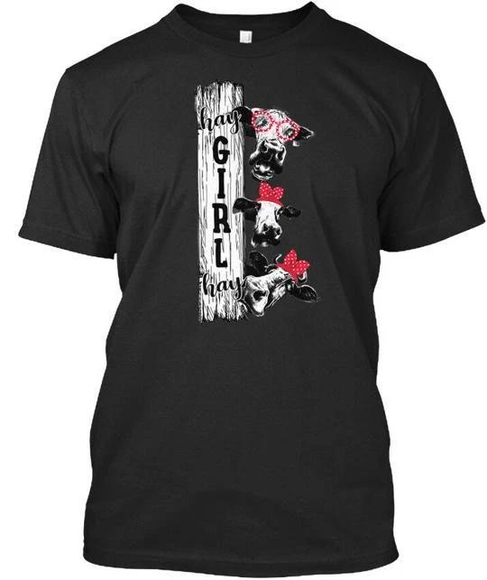 

Cow Hay Girl TTshirt Made in the USA Size S to 5XL 2XL