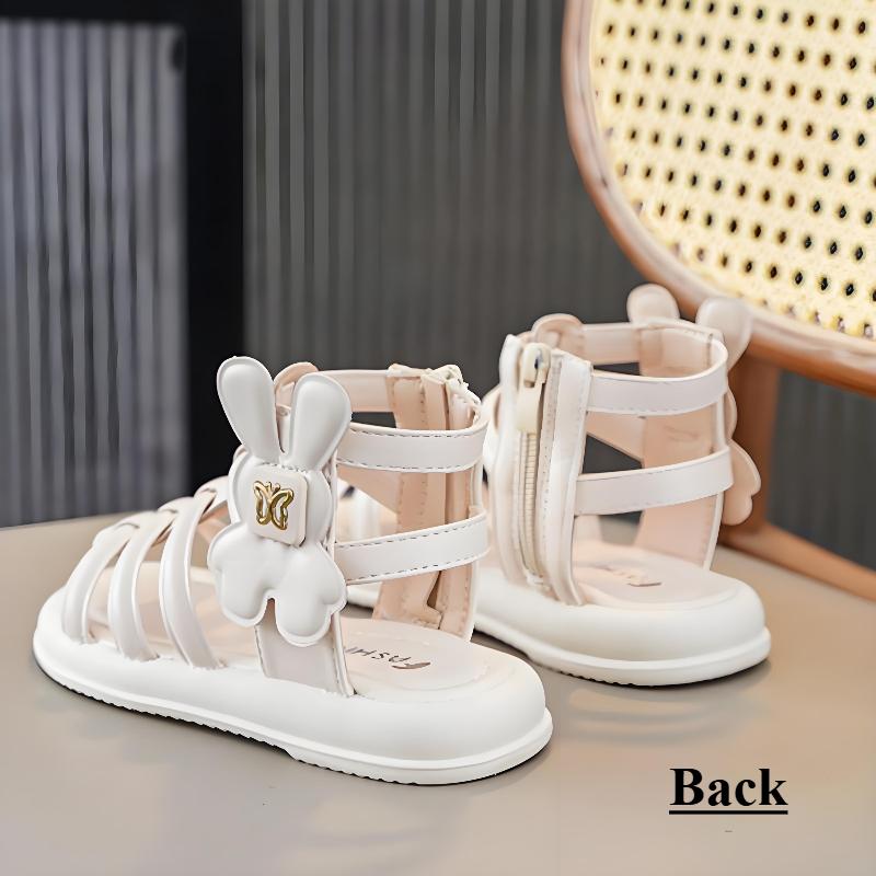Western style sandals children's Roman shoes soft sole open toe little girl princess shoes