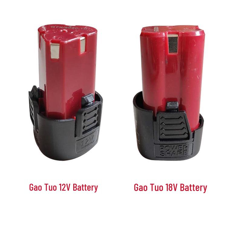 Gao Tuo 12V/18V/21V Drill with 48F Accessories, Brushless Motor, and Lithium Battery Charger Circuit Board.